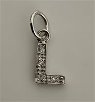 Charm Bolzoni in Oro bianco Diamante 0.03 Ct C0245-L - C0245-L